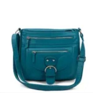 NWT Ampere Creations Teal Lorie Crossbody Bag